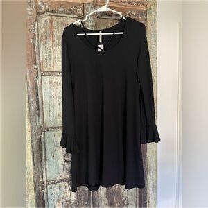 J246 NWT A Line Mini Dress In Black